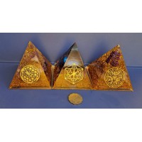 1Orgonite 6cm 能量塔